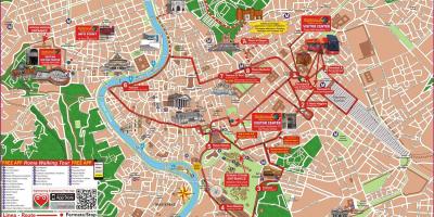 Hop on Hop off Rome Italië kaart bekijken