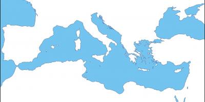 Kaart van Rome leeg