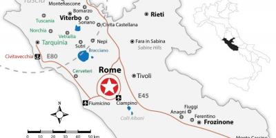 Rome regio ' s in kaart